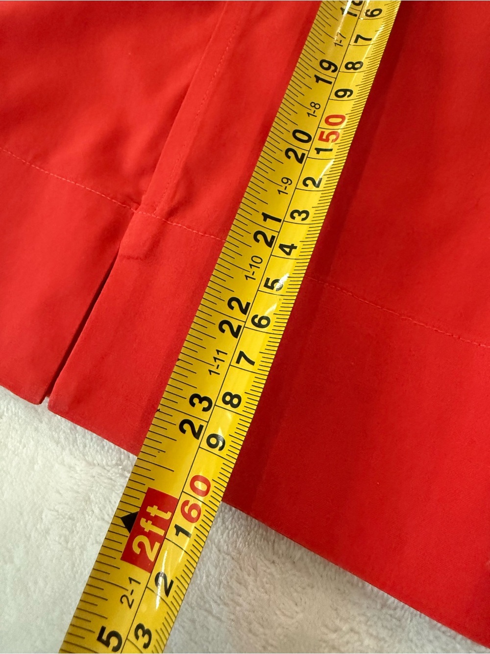 Talbots Red sleeveless blouse classic button-down front crisp collar Sz 14W E15 - Picture 4 of 5
